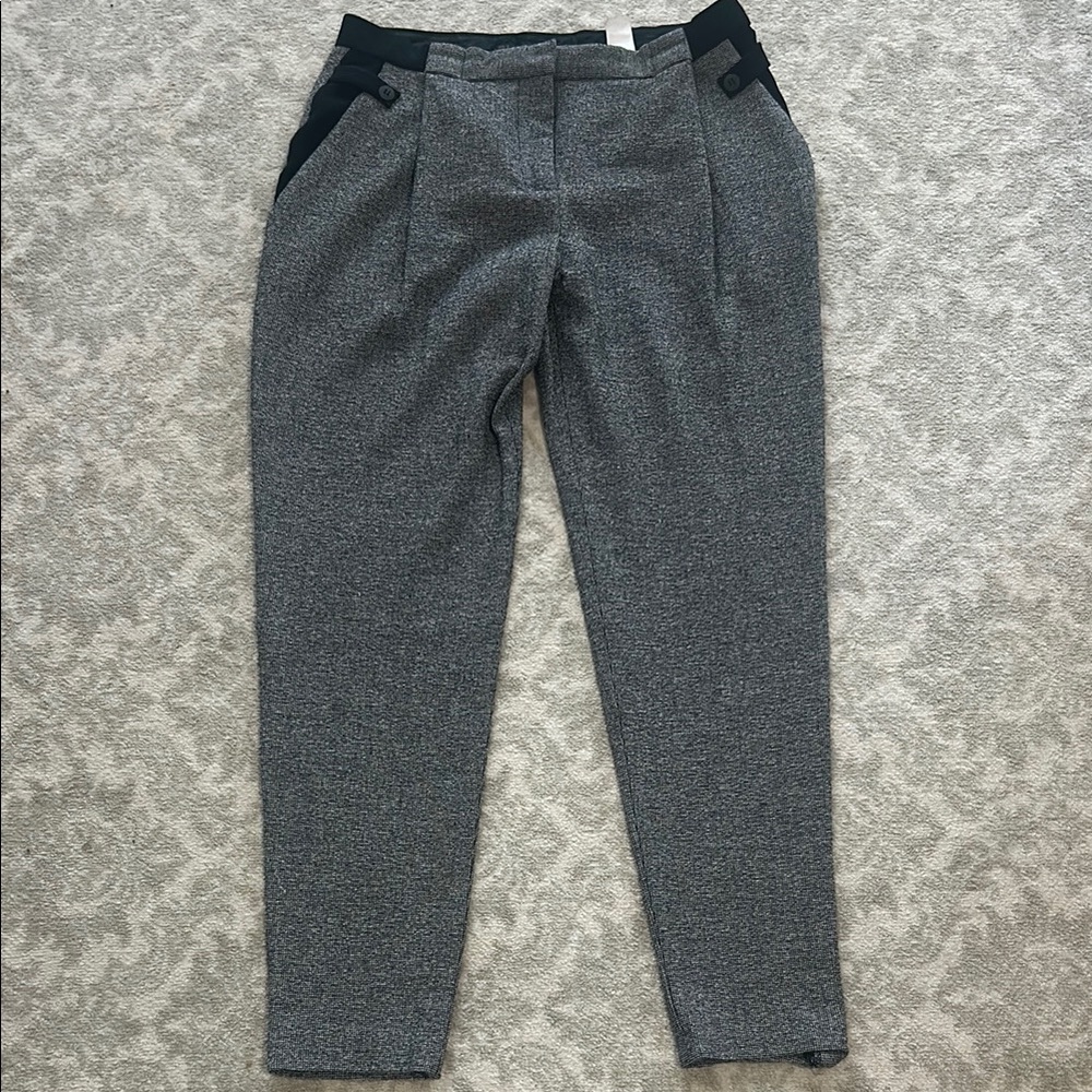 Zara Gray Dress Pants with Tapered Leg